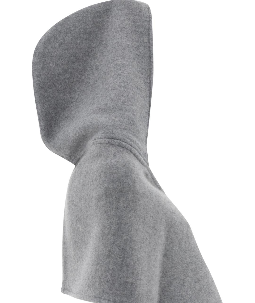 FERRAGAMO Серый шерстяной шарф, фото 4