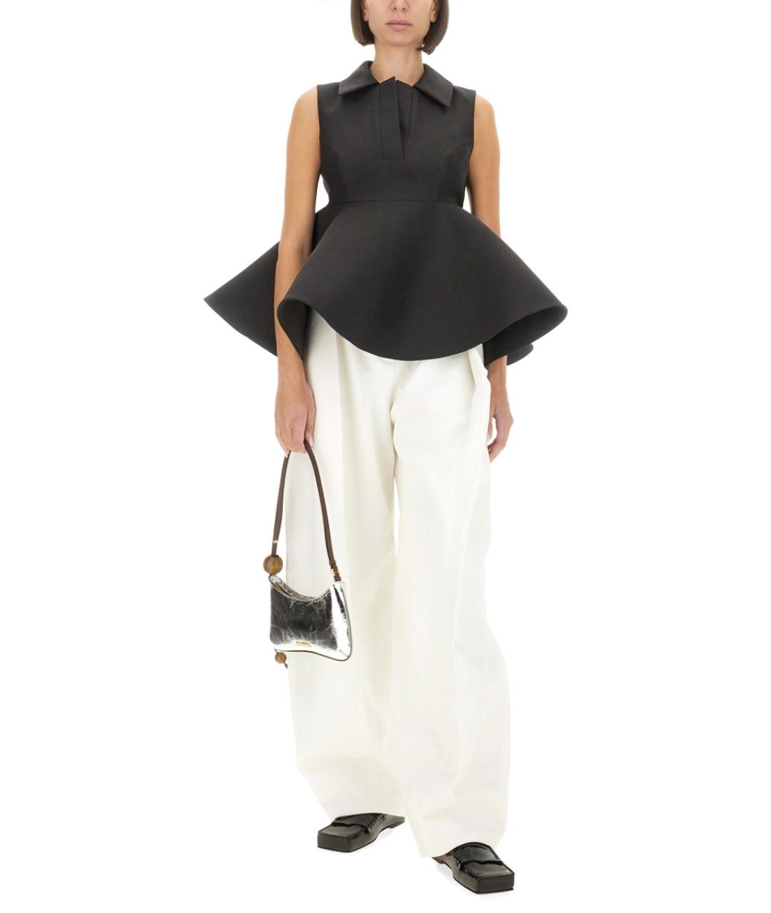 JACQUEMUS Черная хлопковая майка, фото 3