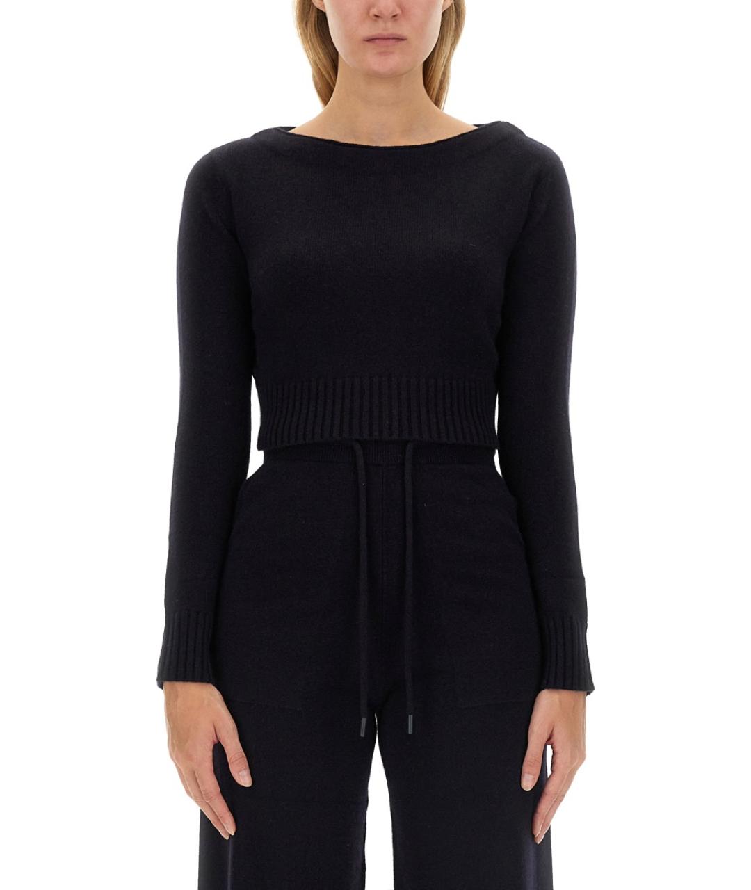 MAX MARA Темно-синий кашемировый джемпер / свитер, фото 1