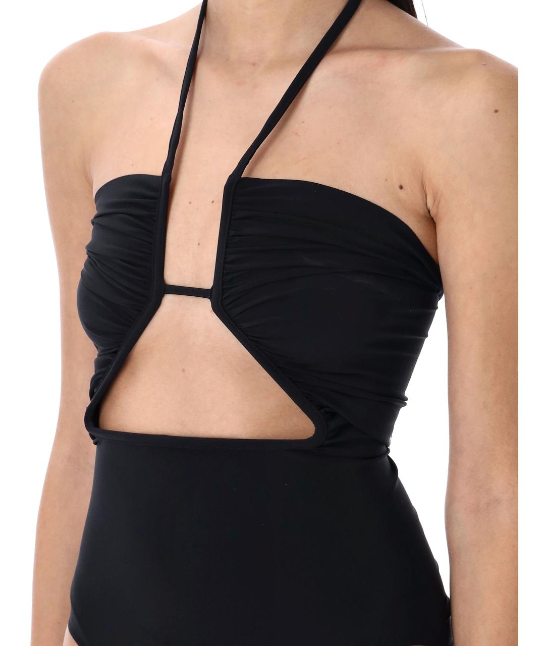 RICK OWENS Черный полиамидовый купальник, фото 3