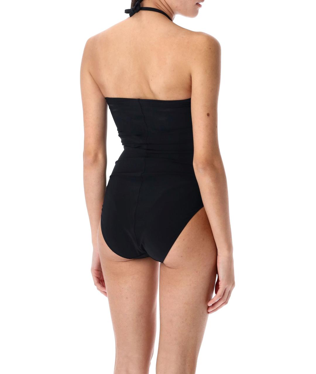 RICK OWENS Черный полиамидовый купальник, фото 2