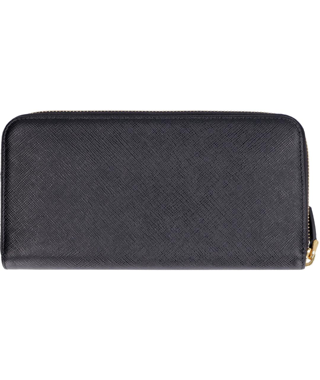 PRADA Черный кожаный кошелек, фото 3