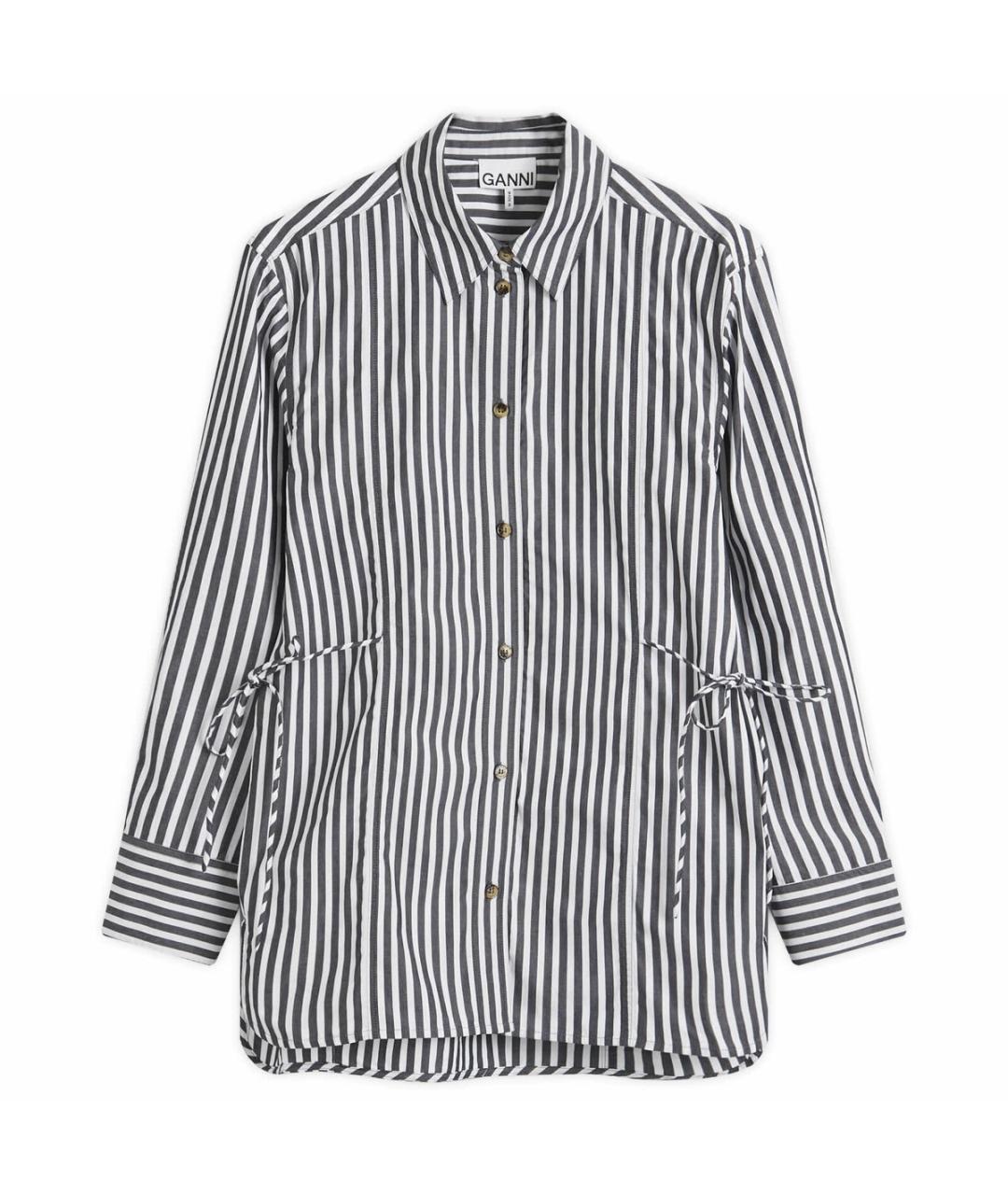 GANNI Мульти хлопковая рубашка, фото 1