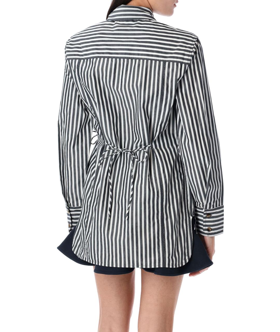 GANNI Мульти хлопковая рубашка, фото 3