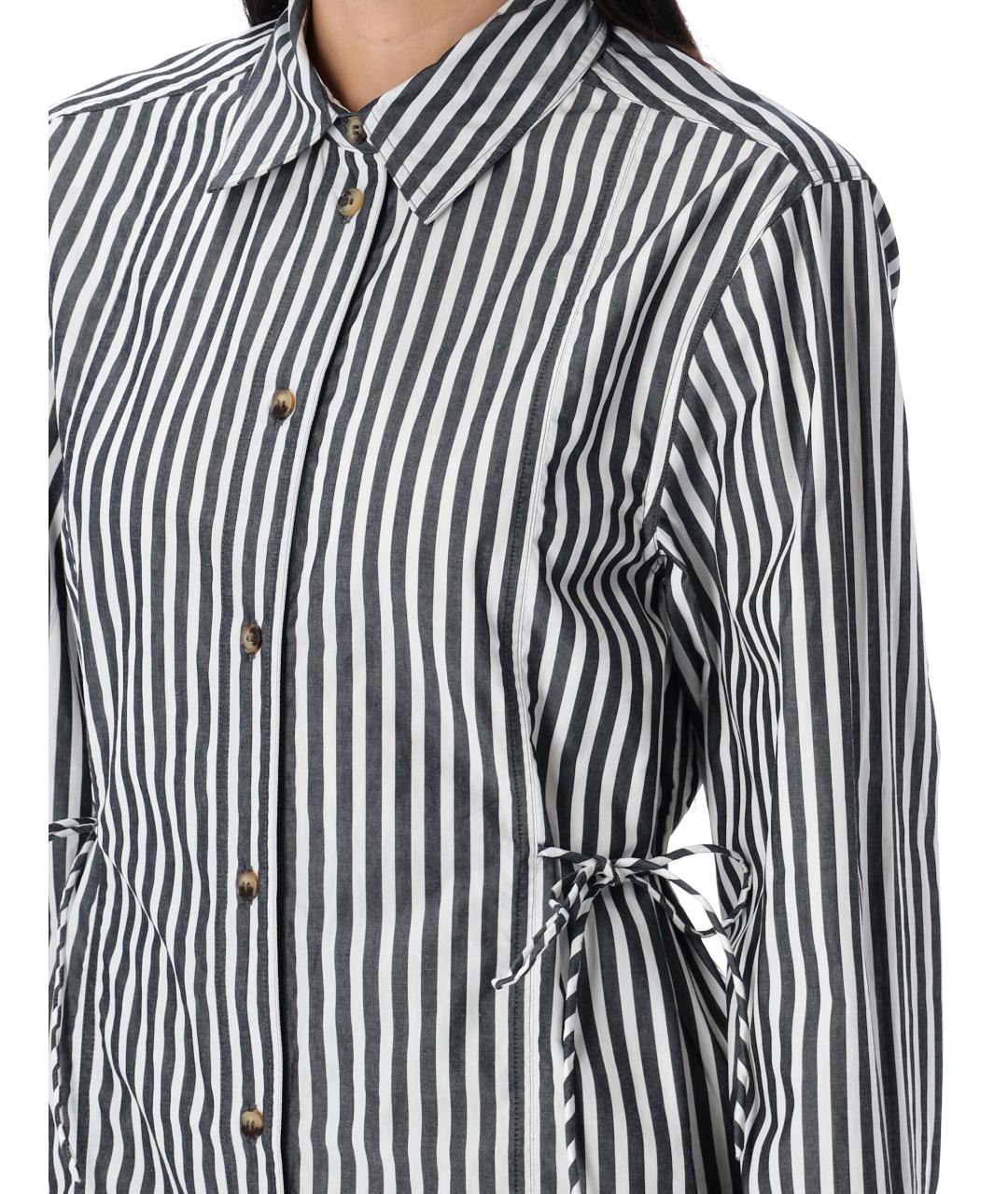 GANNI Мульти хлопковая рубашка, фото 4