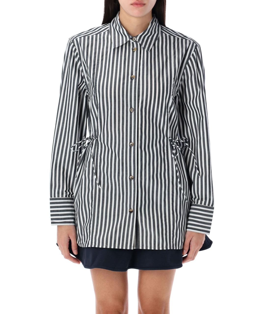 GANNI Мульти хлопковая рубашка, фото 2