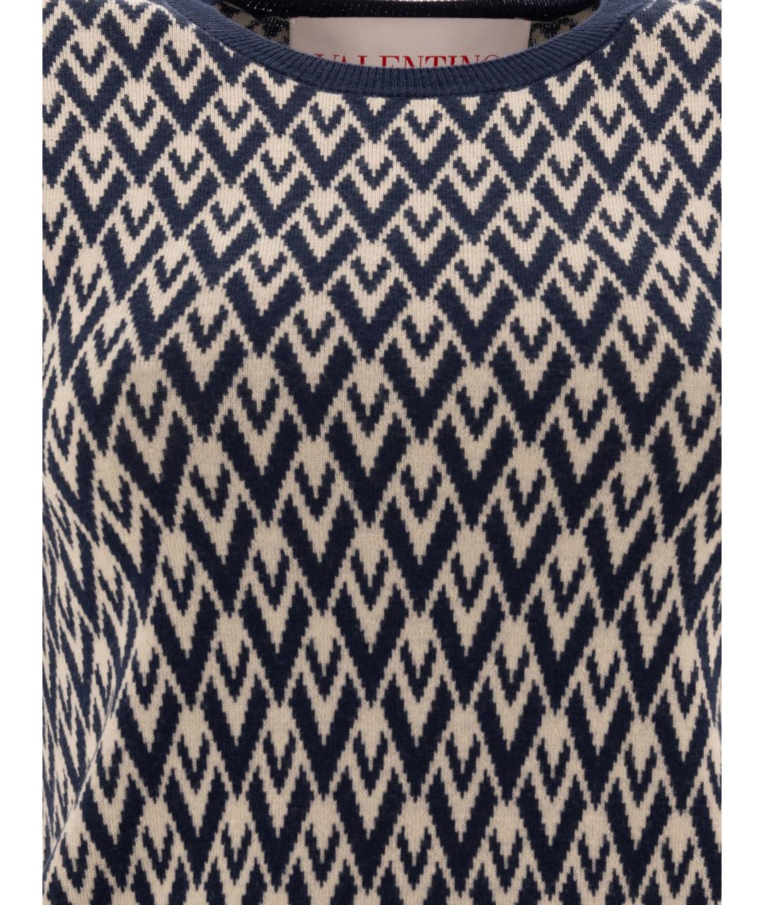 VALENTINO Мульти шерстяная футболка, фото 3