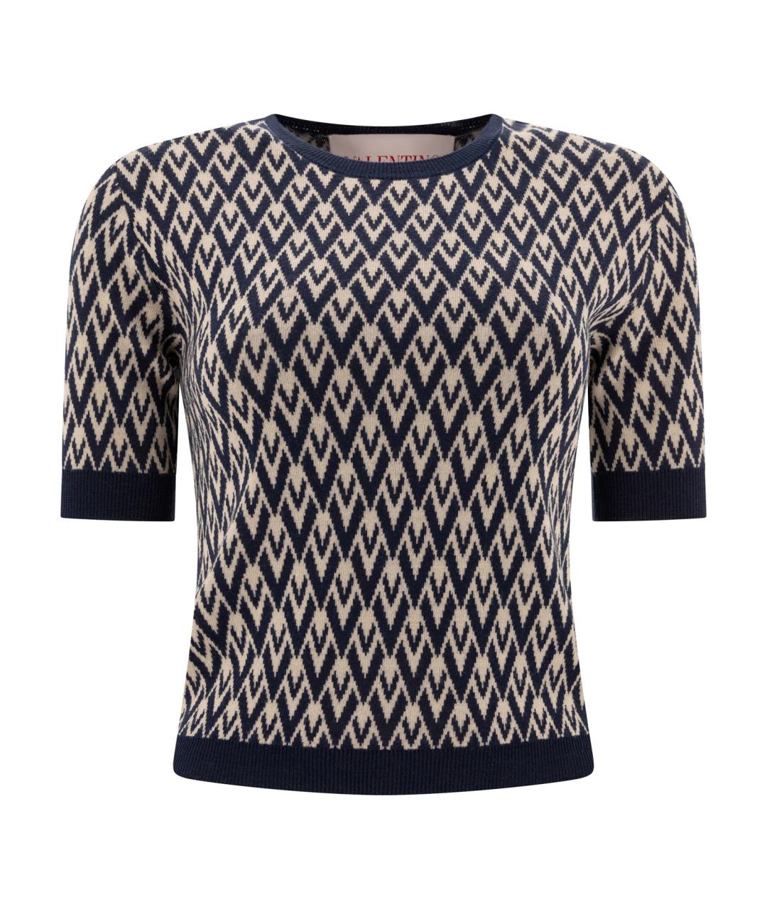 VALENTINO Мульти шерстяная футболка, фото 1