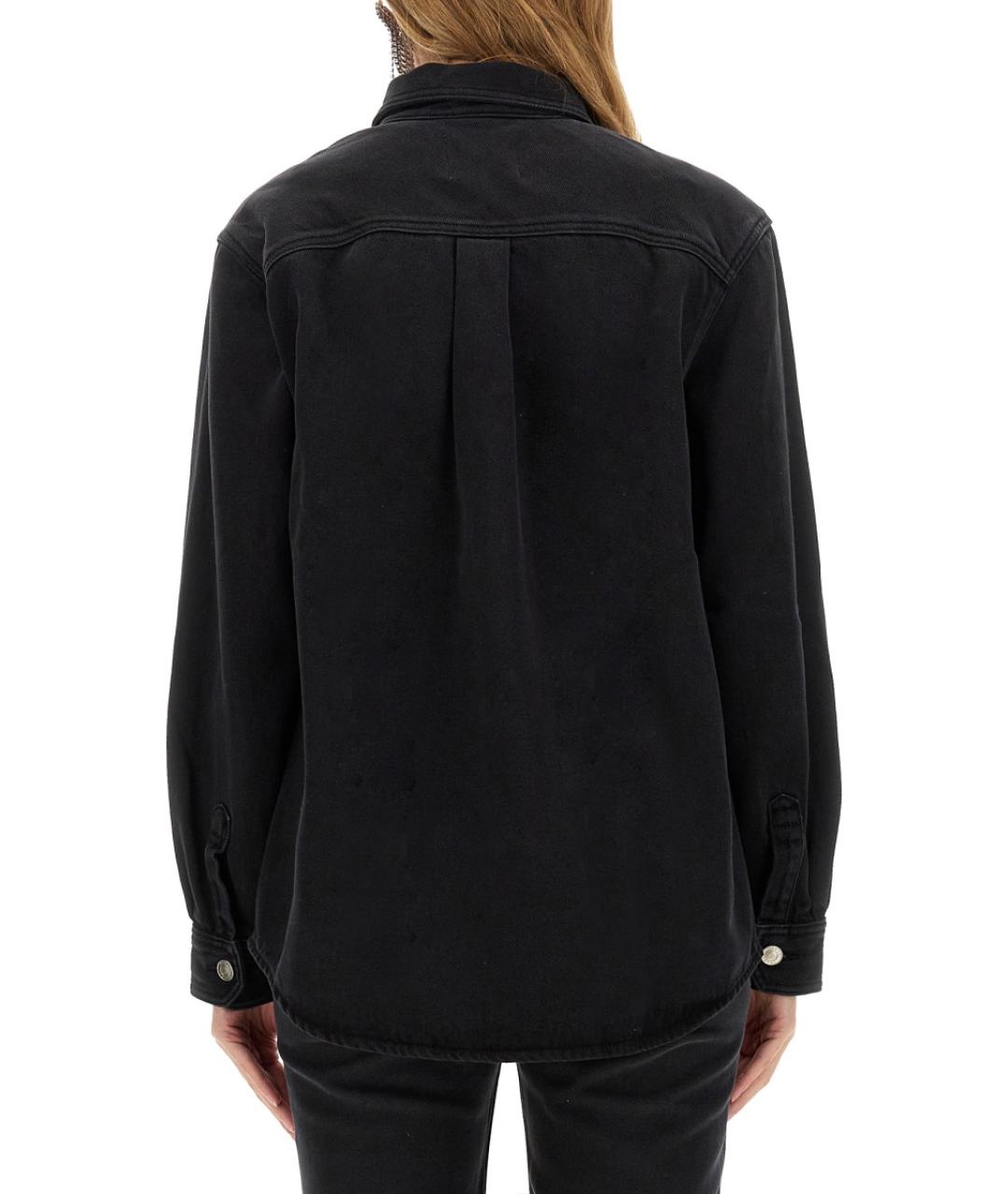 ISABEL MARANT Черная хлопковая рубашка, фото 4