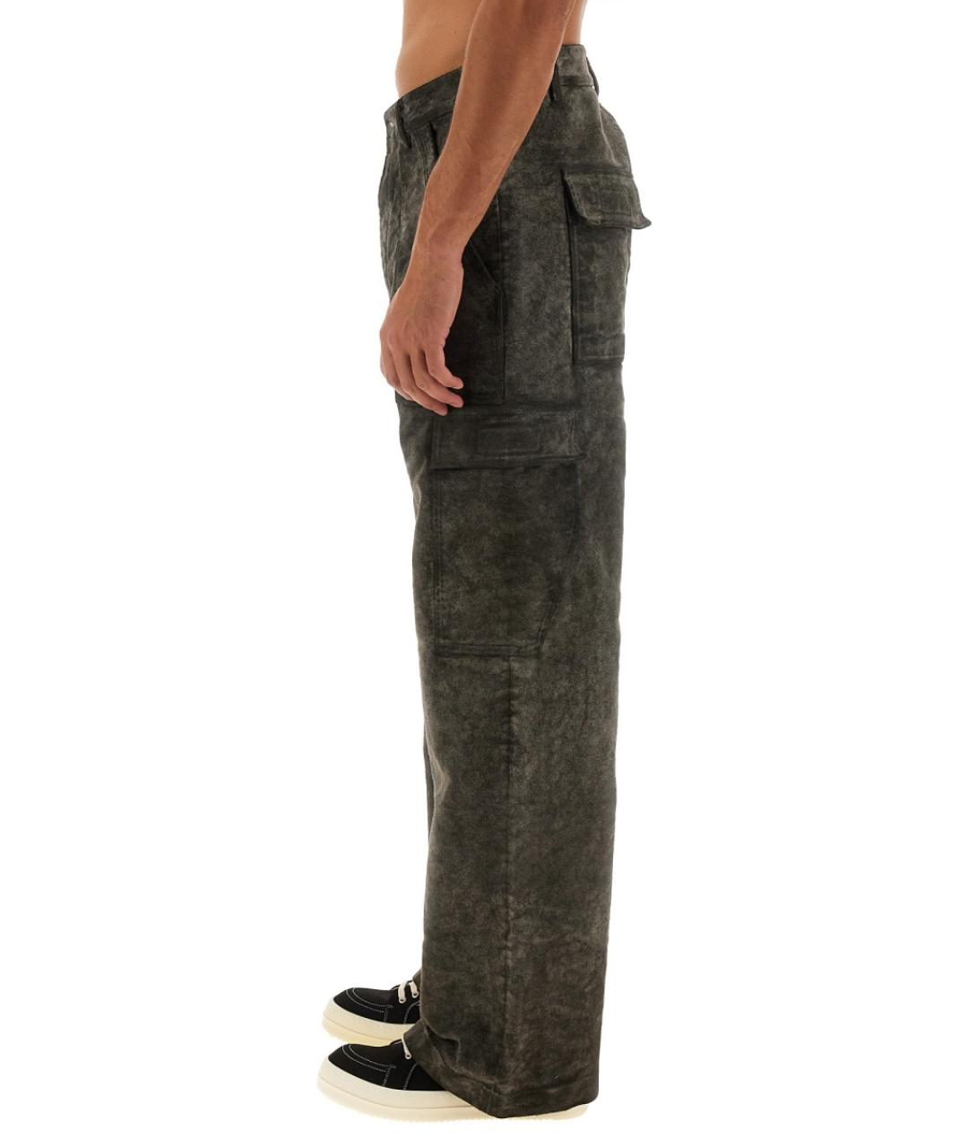 RICK OWENS DRKSHDW Бежевые хлопковые повседневные брюки, фото 5