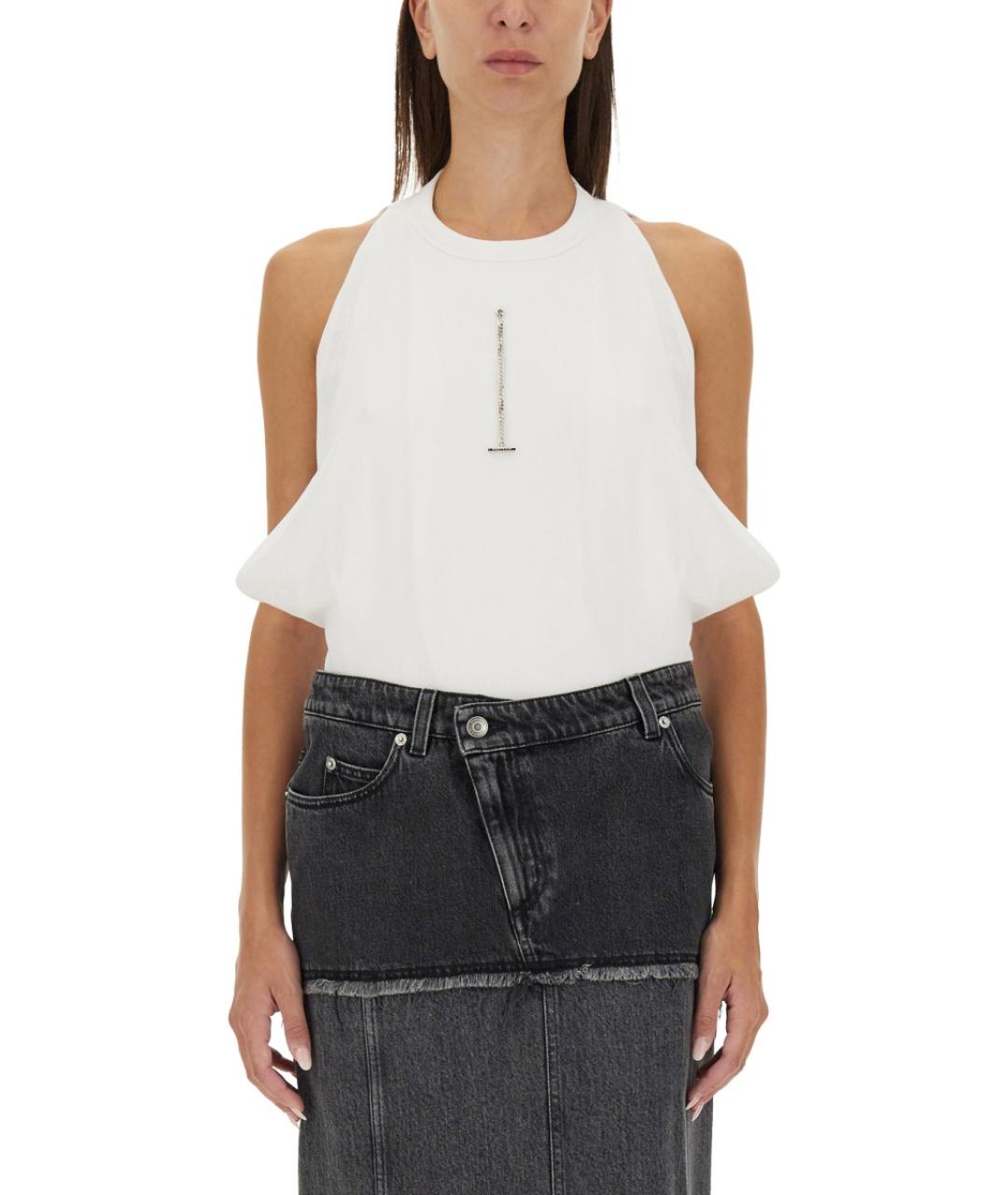 ALEXANDER MCQUEEN Белая футболка, фото 2