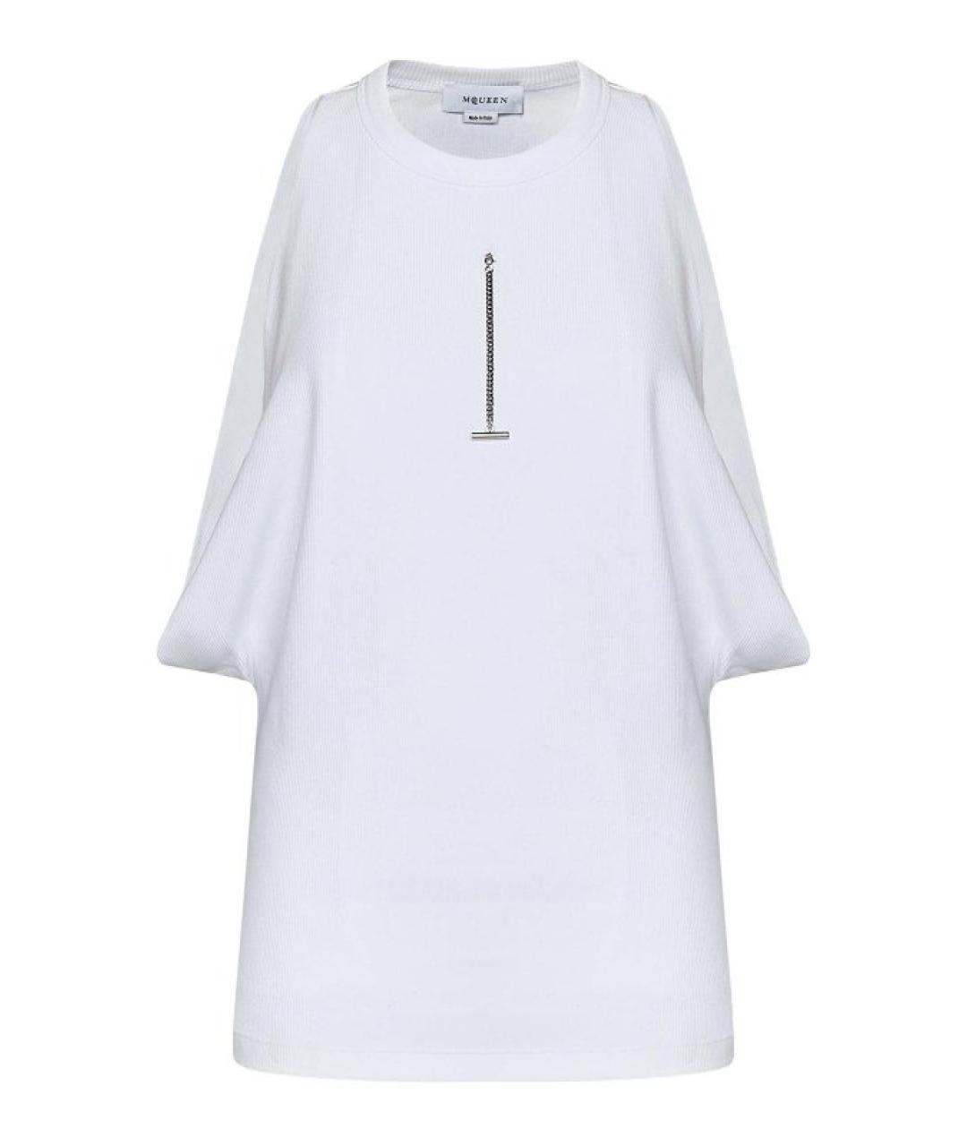 ALEXANDER MCQUEEN Белая футболка, фото 1