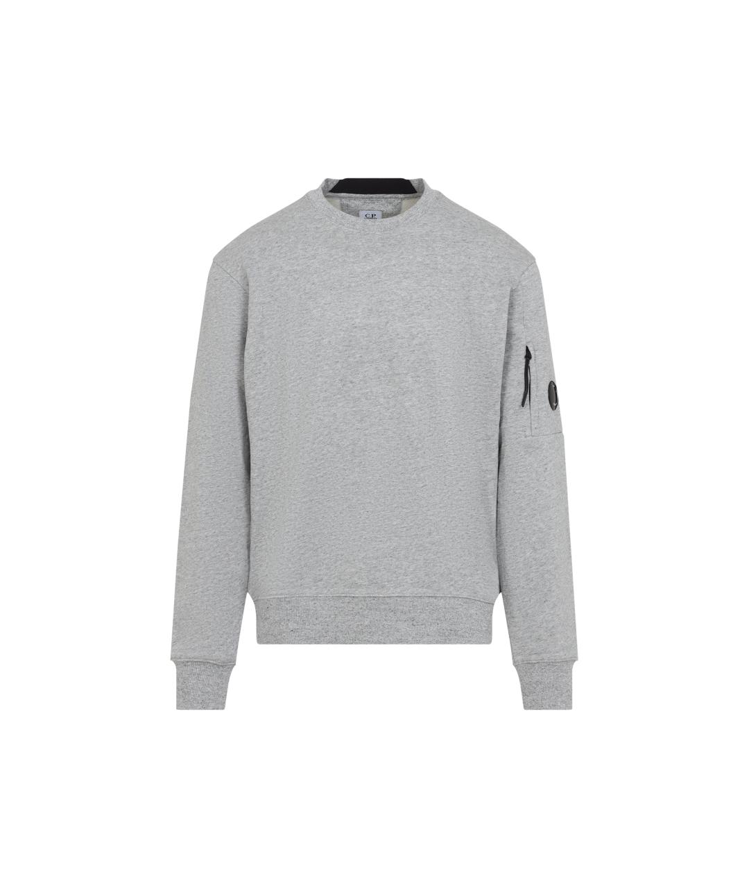 CP COMPANY Серый хлопковый джемпер / свитер, фото 1