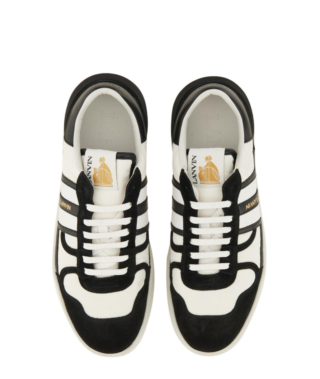 LANVIN Мульти текстильные низкие кроссовки / кеды, фото 5