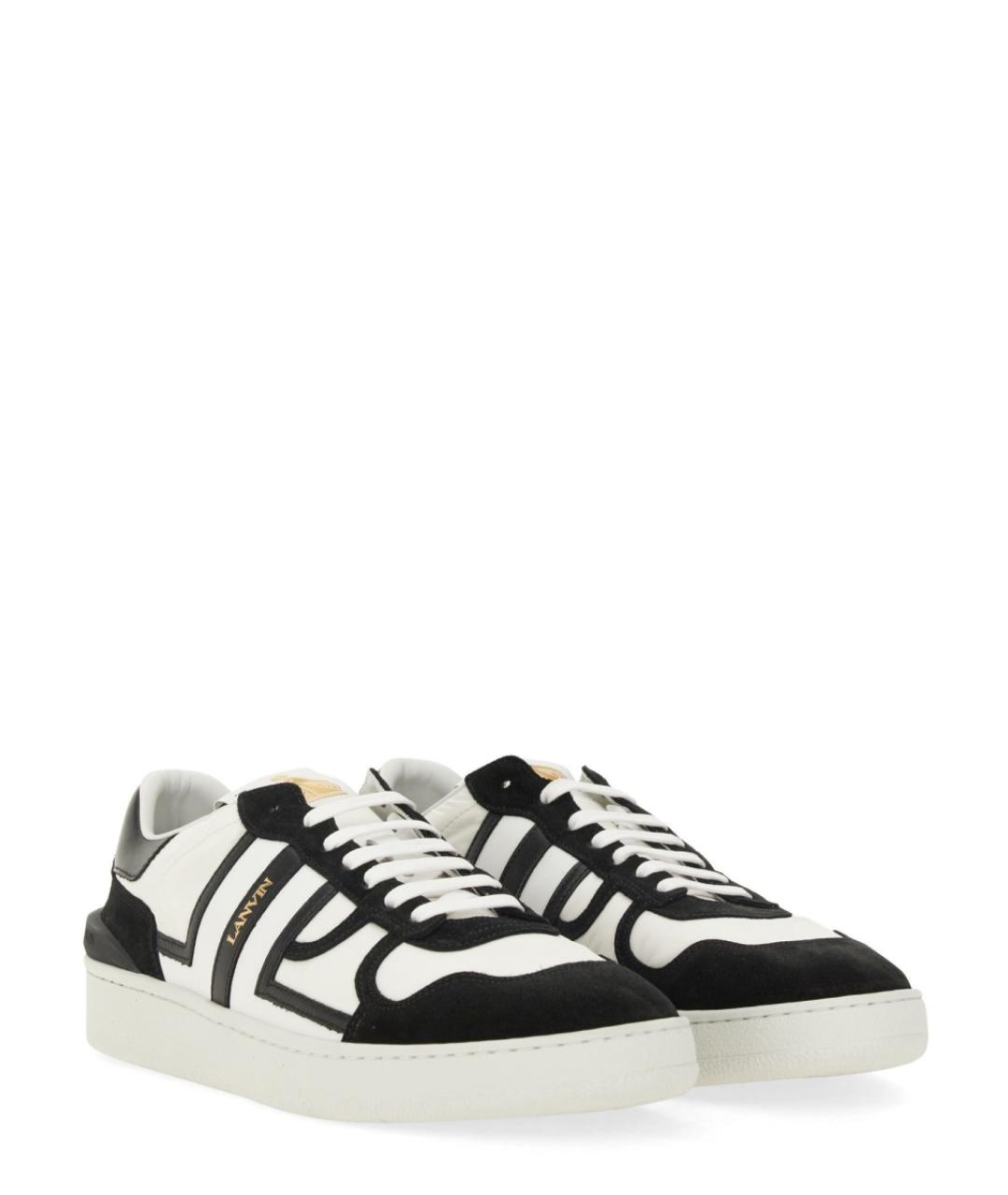 LANVIN Мульти текстильные низкие кроссовки / кеды, фото 2