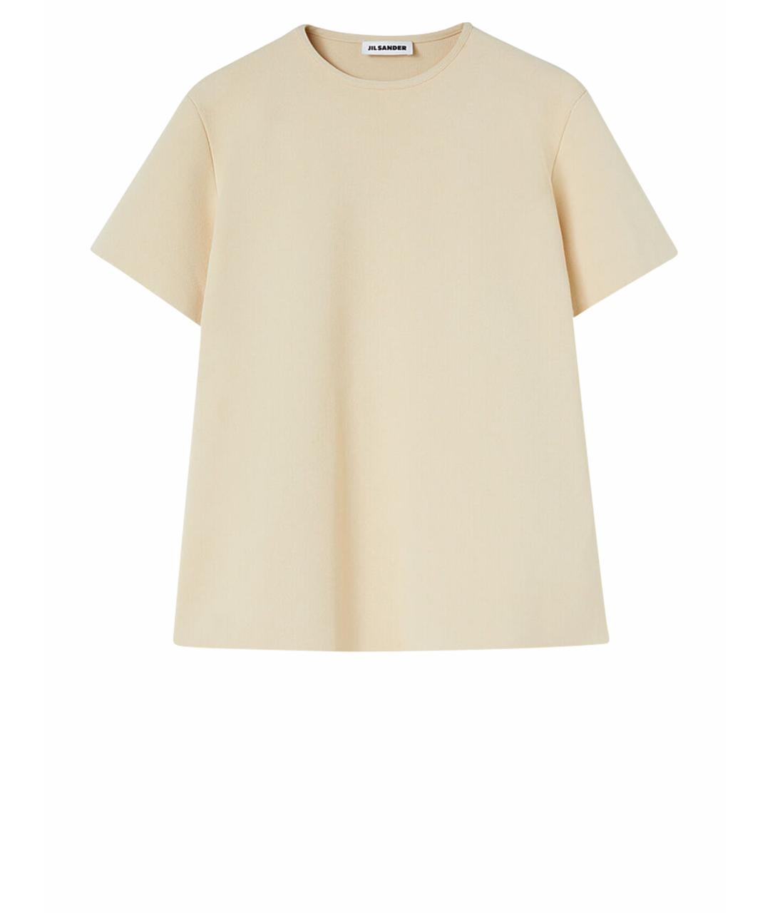 JIL SANDER Бежевая футболка, фото 1