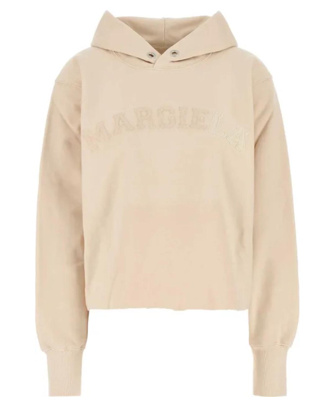 MAISON MARGIELA Бежевый хлопковый джемпер / свитер, фото 1