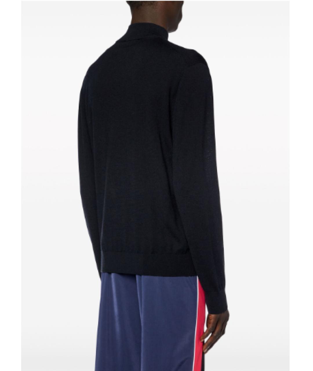 DIESEL Черный шерстяной джемпер / свитер, фото 3