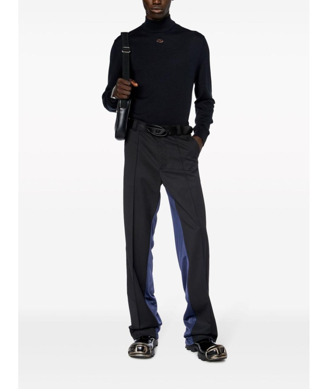 DIESEL Черный шерстяной джемпер / свитер, фото 4