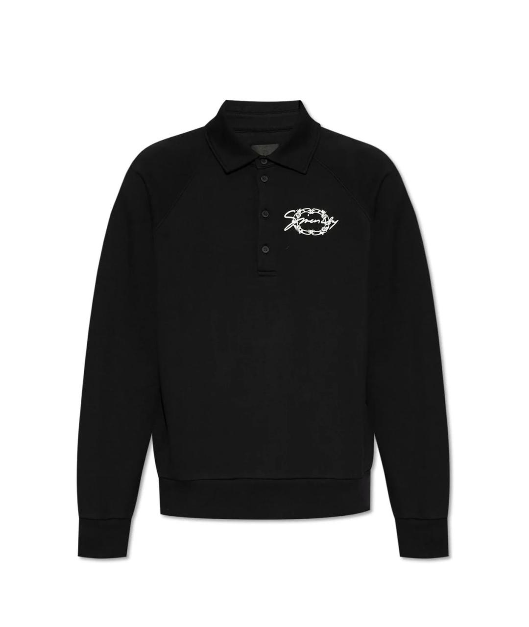 GIVENCHY Черный хлопковый джемпер / свитер, фото 1