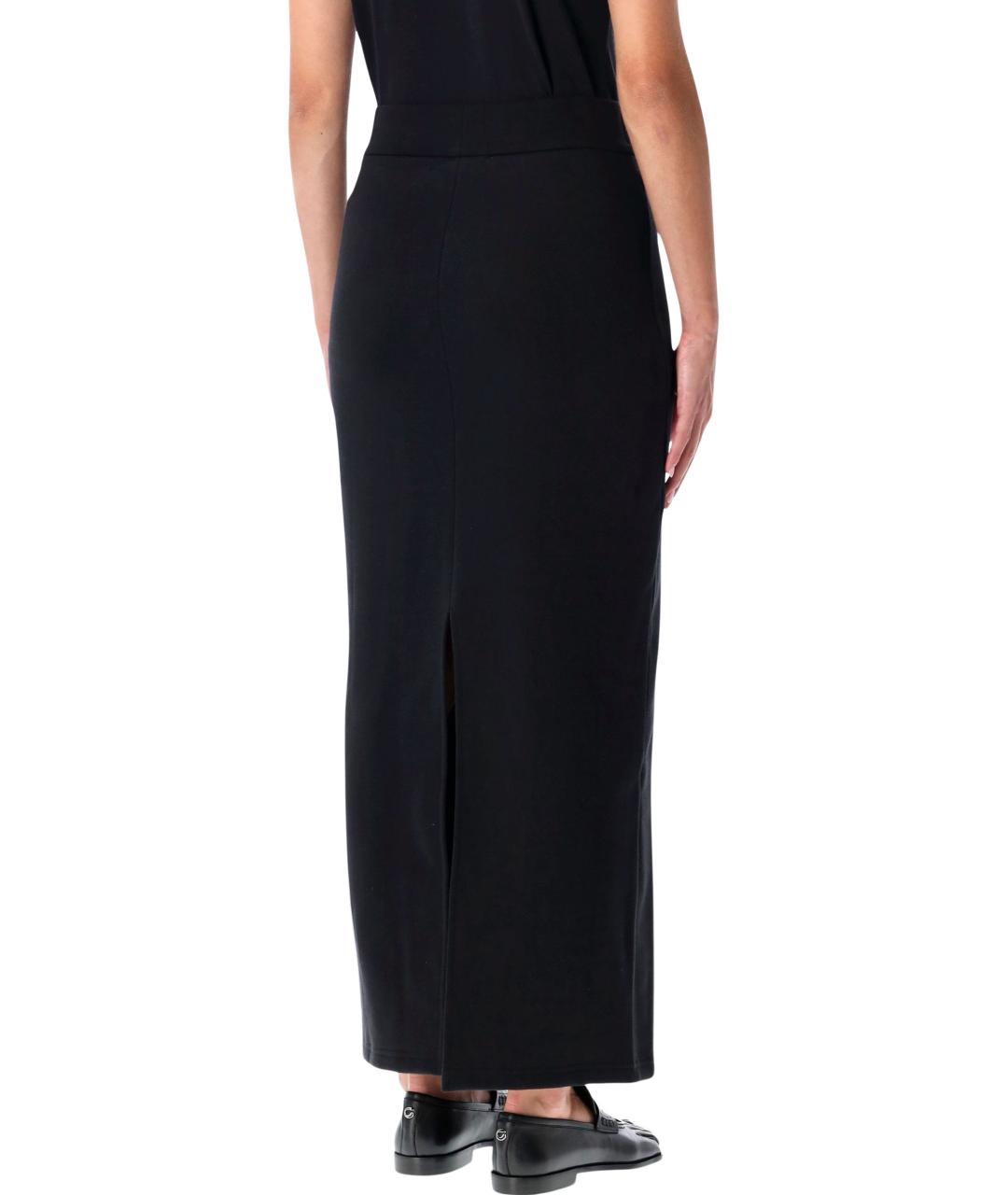 COPERNI Черная хлопковая юбка макси, фото 2