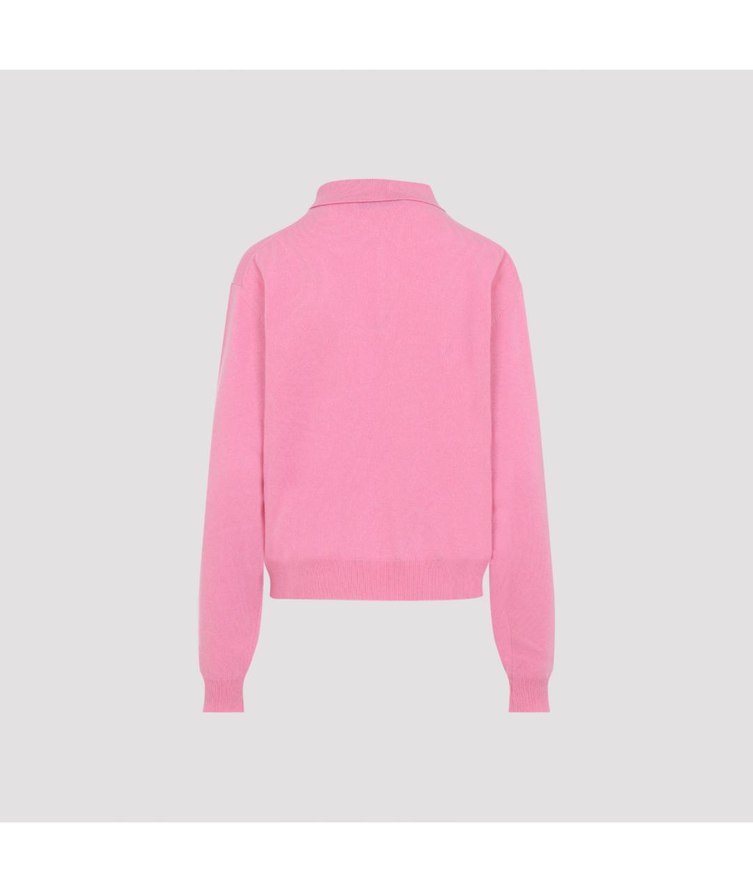 MIU MIU Розовый кашемировый джемпер / свитер, фото 3