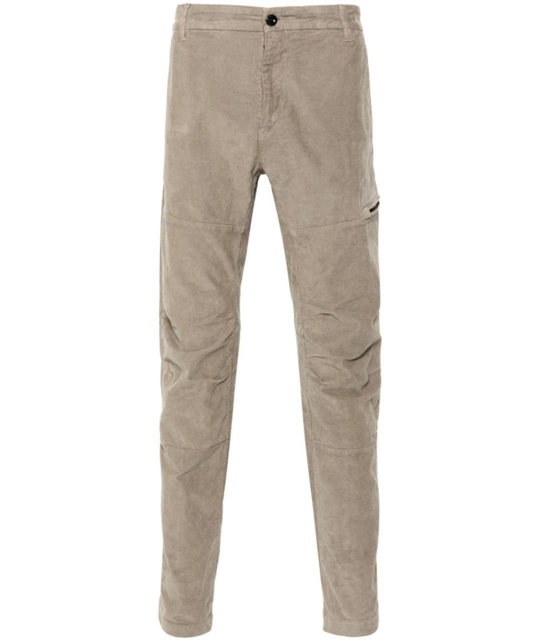 CP COMPANY Бежевые хлопковые повседневные брюки, фото 1