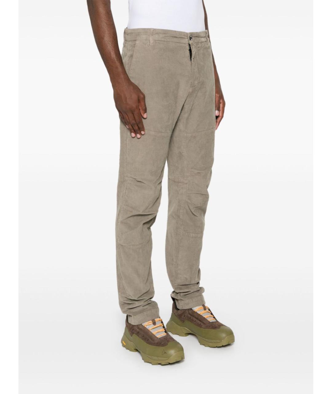 CP COMPANY Бежевые хлопковые повседневные брюки, фото 3
