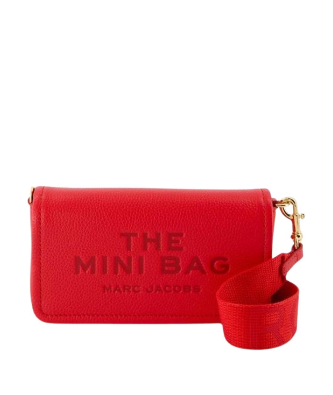 MARC JACOBS Красная кожаная сумка через плечо, фото 1