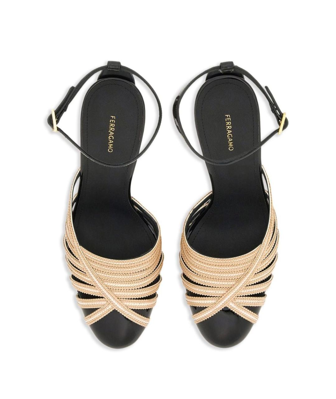 FERRAGAMO Черные туфли, фото 4