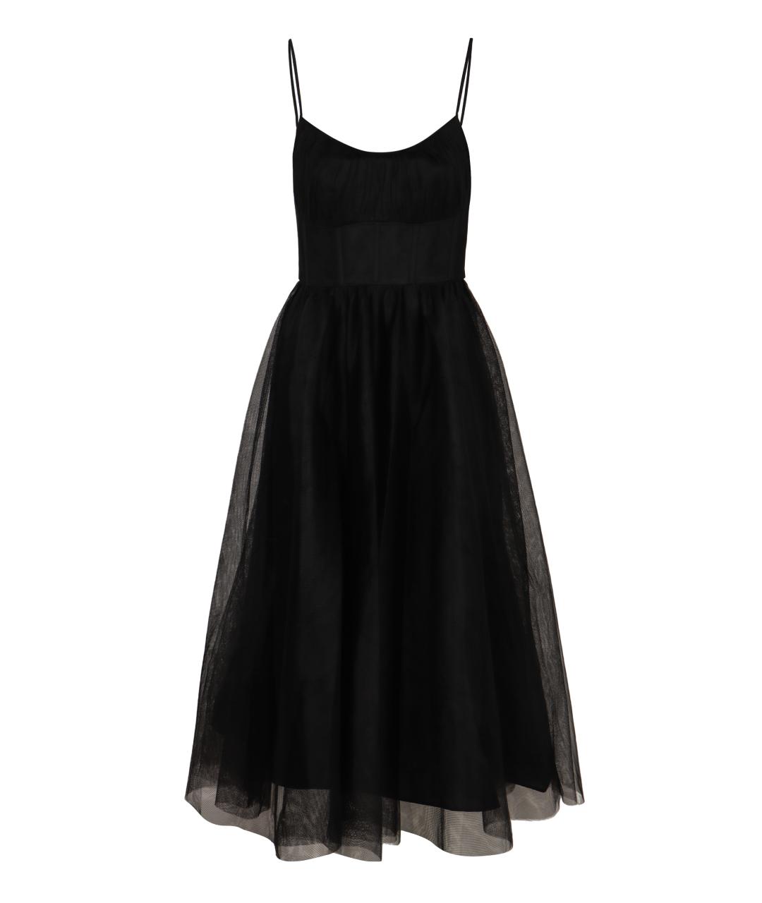 ZIMMERMANN Черное полиамидовое повседневное платье, фото 1