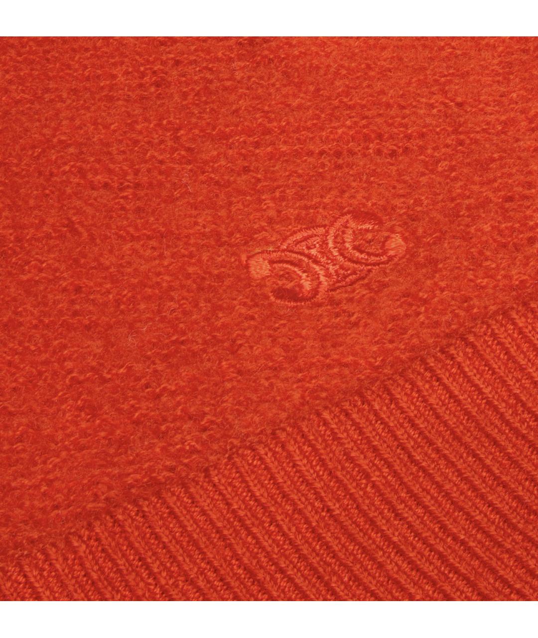 CELINE Красный шерстяной джемпер / свитер, фото 6