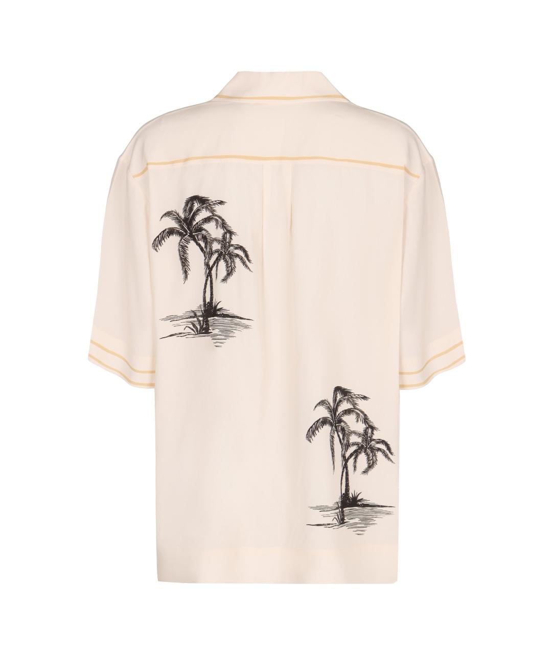 ZIMMERMANN Бежевая шелковая рубашка, фото 2