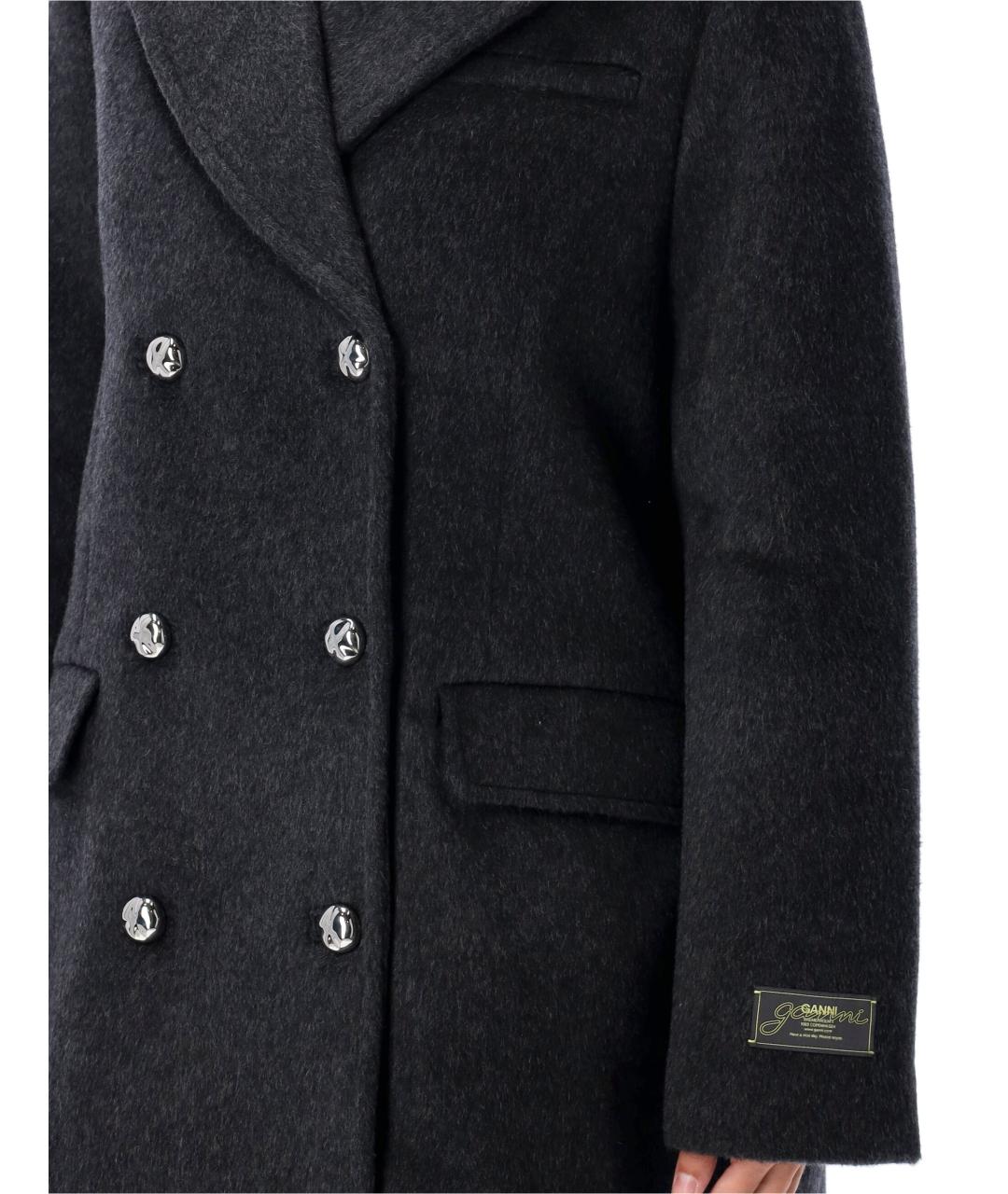 GANNI Шерстяное пальто, фото 4