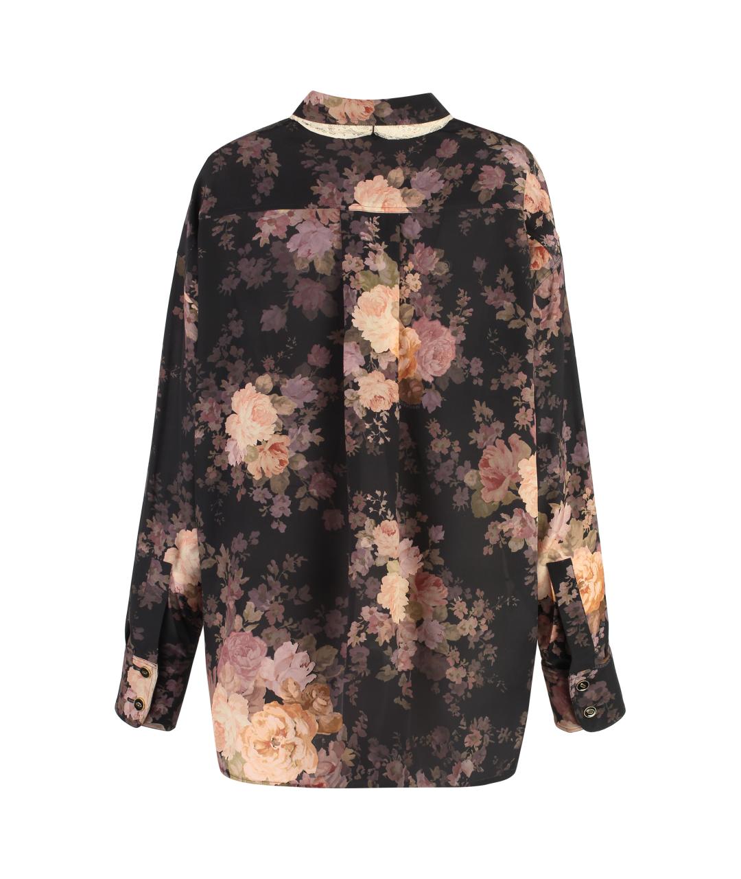 ZIMMERMANN Черная шелковая блузы, фото 2