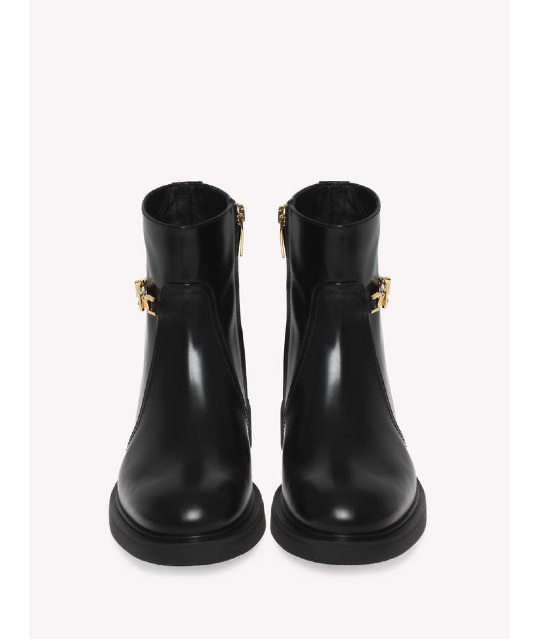 GIANVITO ROSSI Черные кожаные ботинки, фото 3