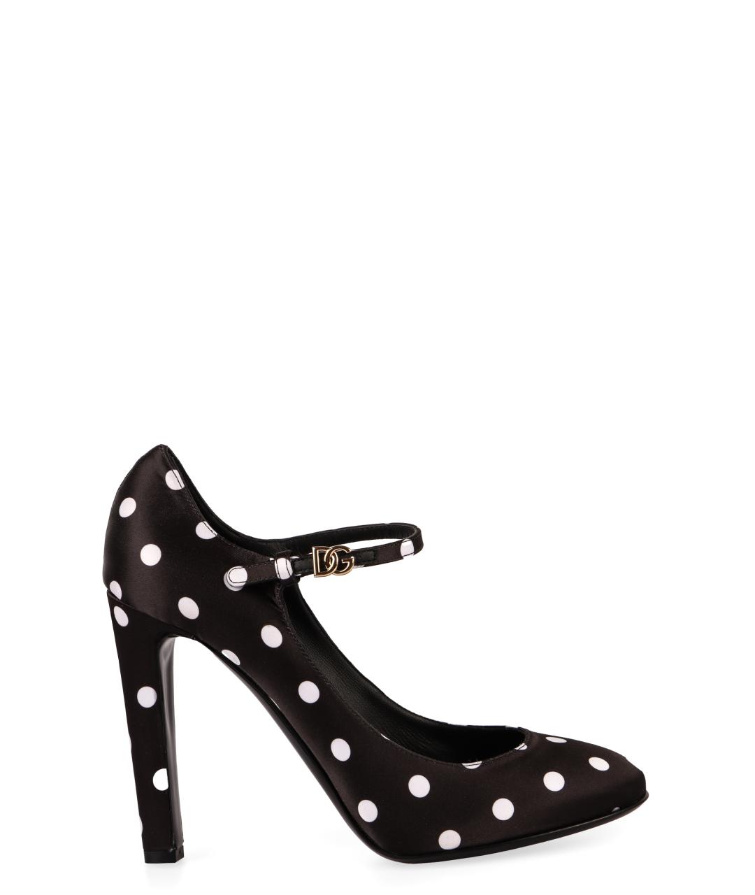 DOLCE&GABBANA Черные текстильные туфли, фото 1