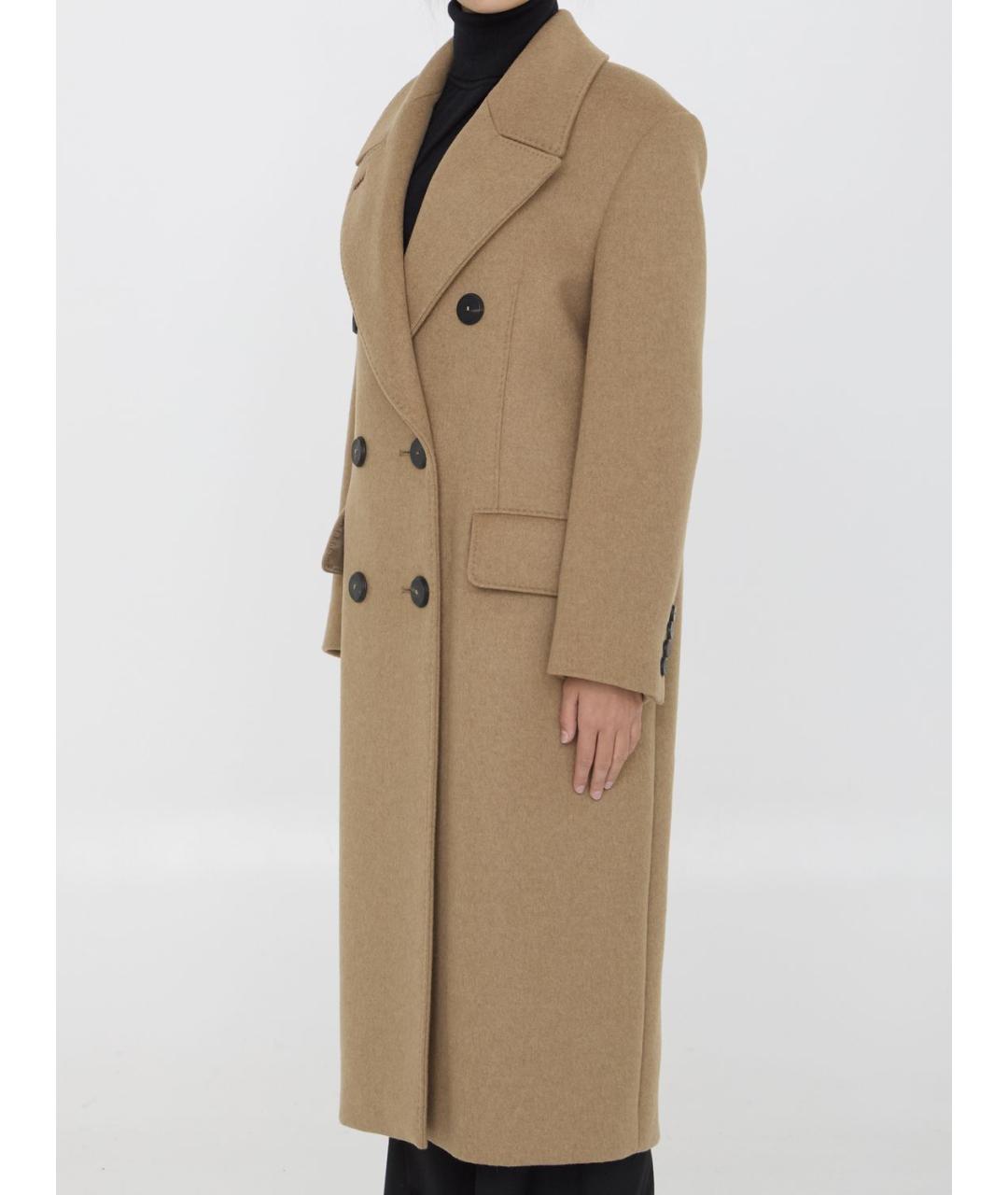 MAX MARA Бежевое кашемировое пальто, фото 3