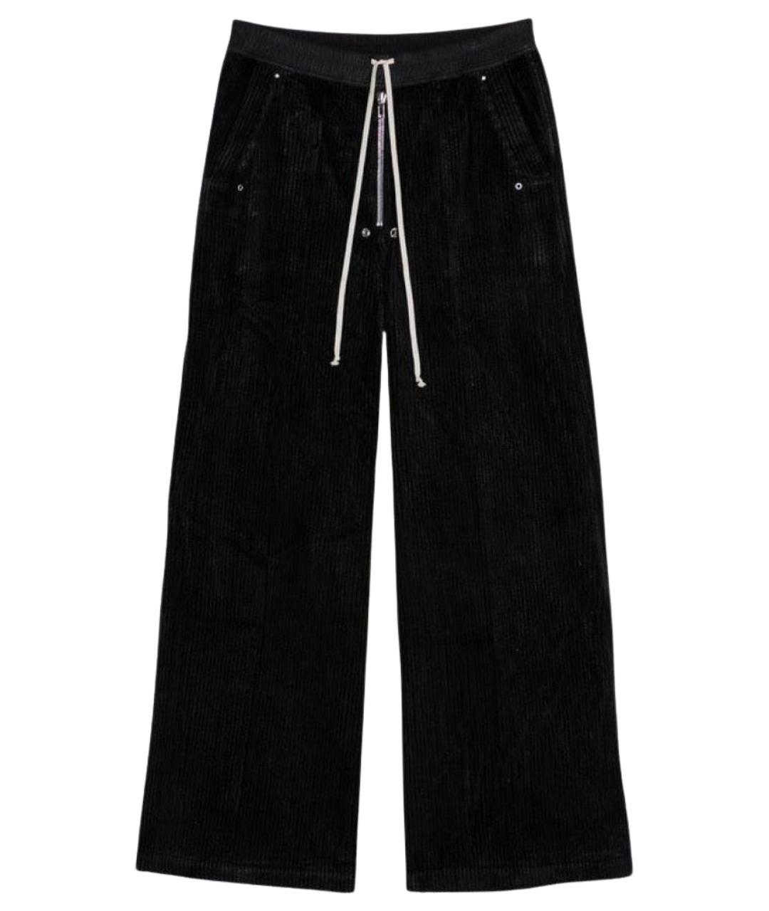 RICK OWENS DRKSHDW Черные хлопковые повседневные брюки, фото 1