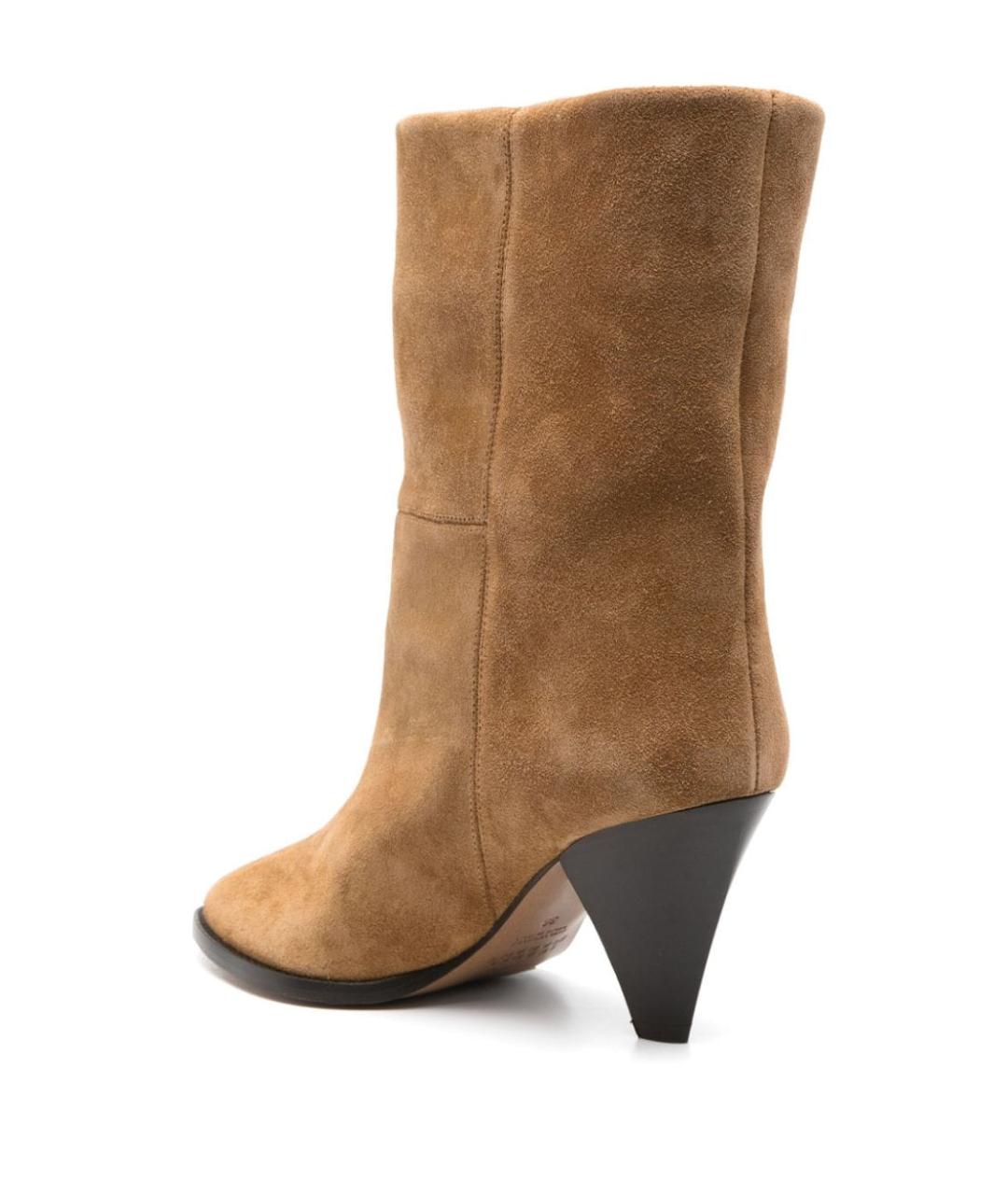 ISABEL MARANT Коричневые замшевые сапоги, фото 3