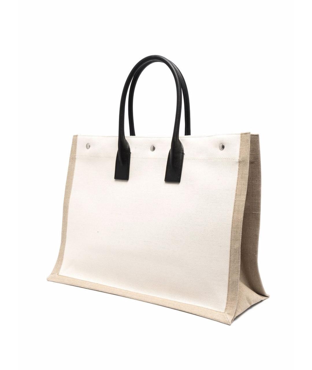 SAINT LAURENT Бежевая сумка тоут, фото 3