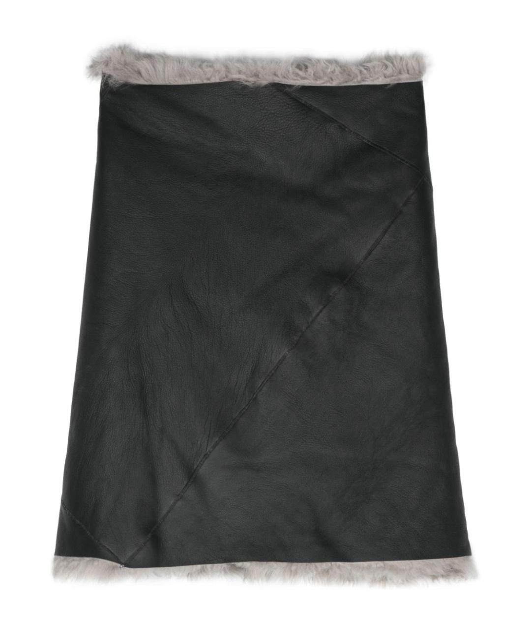 RICK OWENS Черная кожаная куртка, фото 1