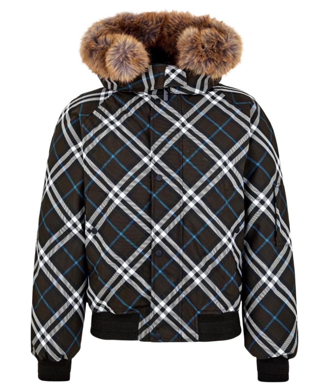BURBERRY Мульти полиэстеровая куртка, фото 1