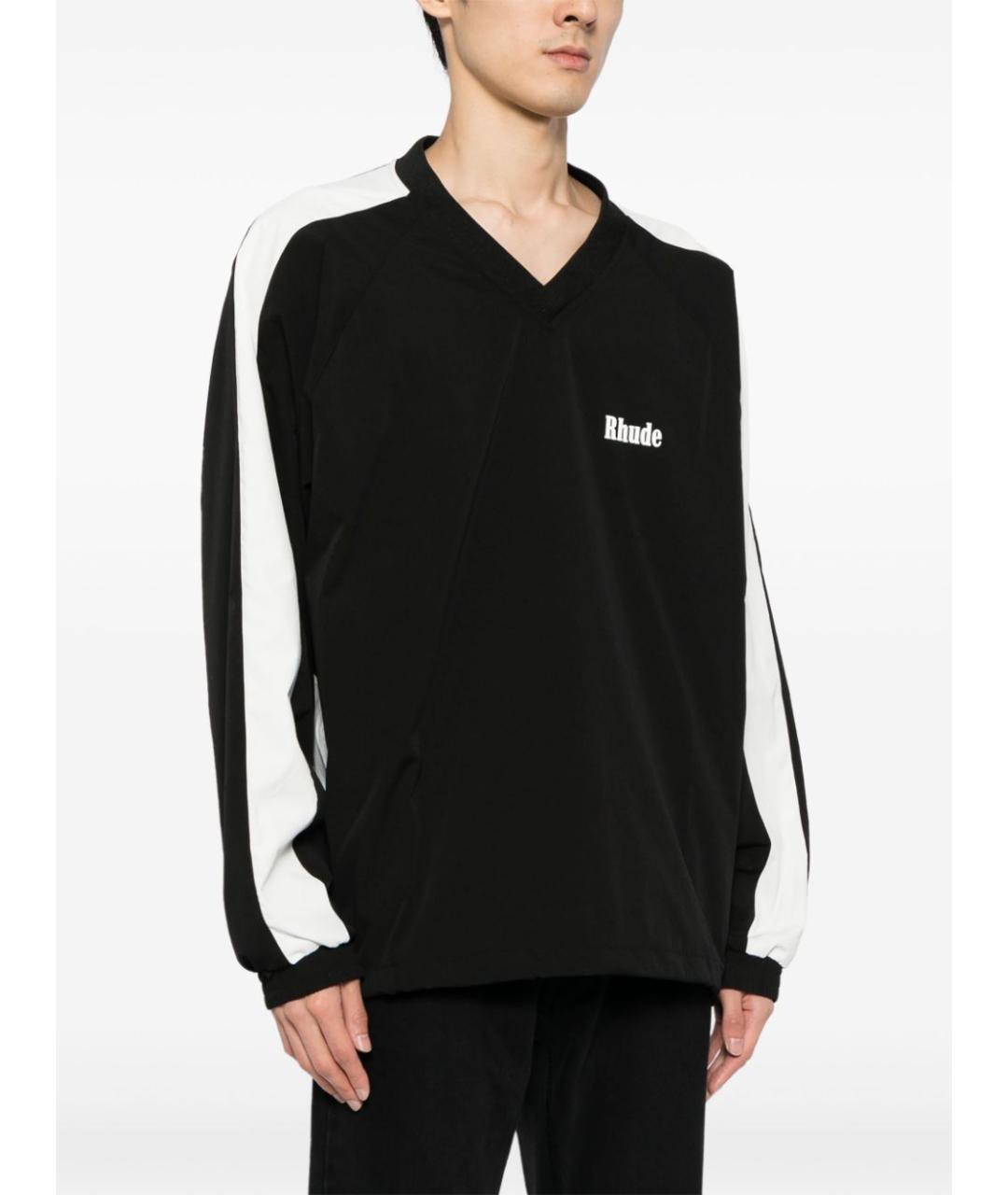 RHUDE Черный полиэстеровый джемпер / свитер, фото 3