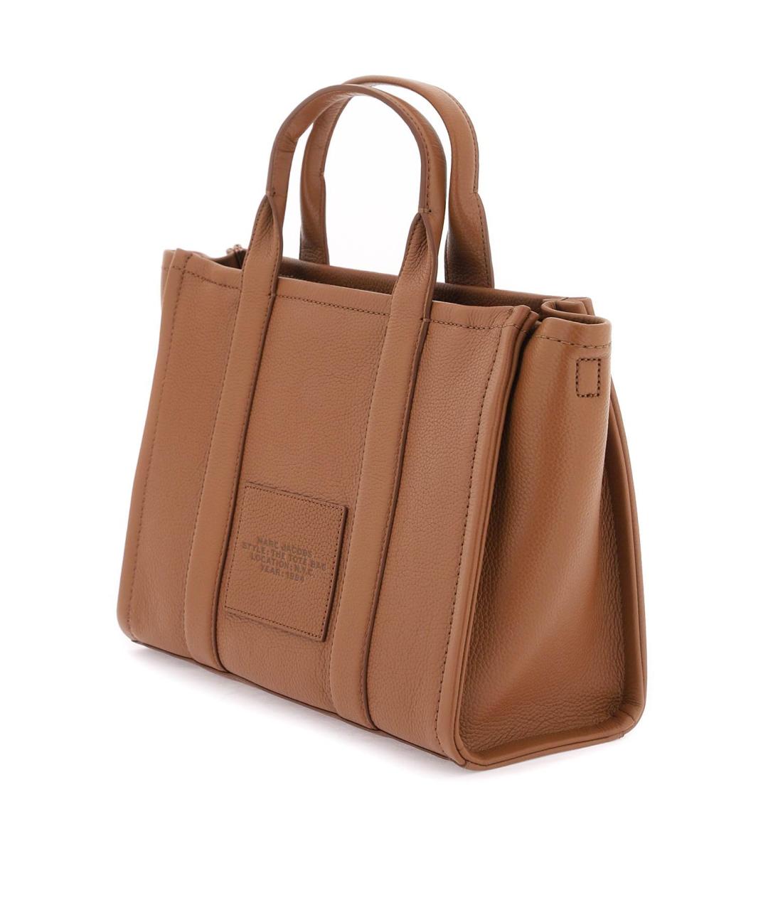 MARC JACOBS Коричневая кожаная сумка тоут, фото 3