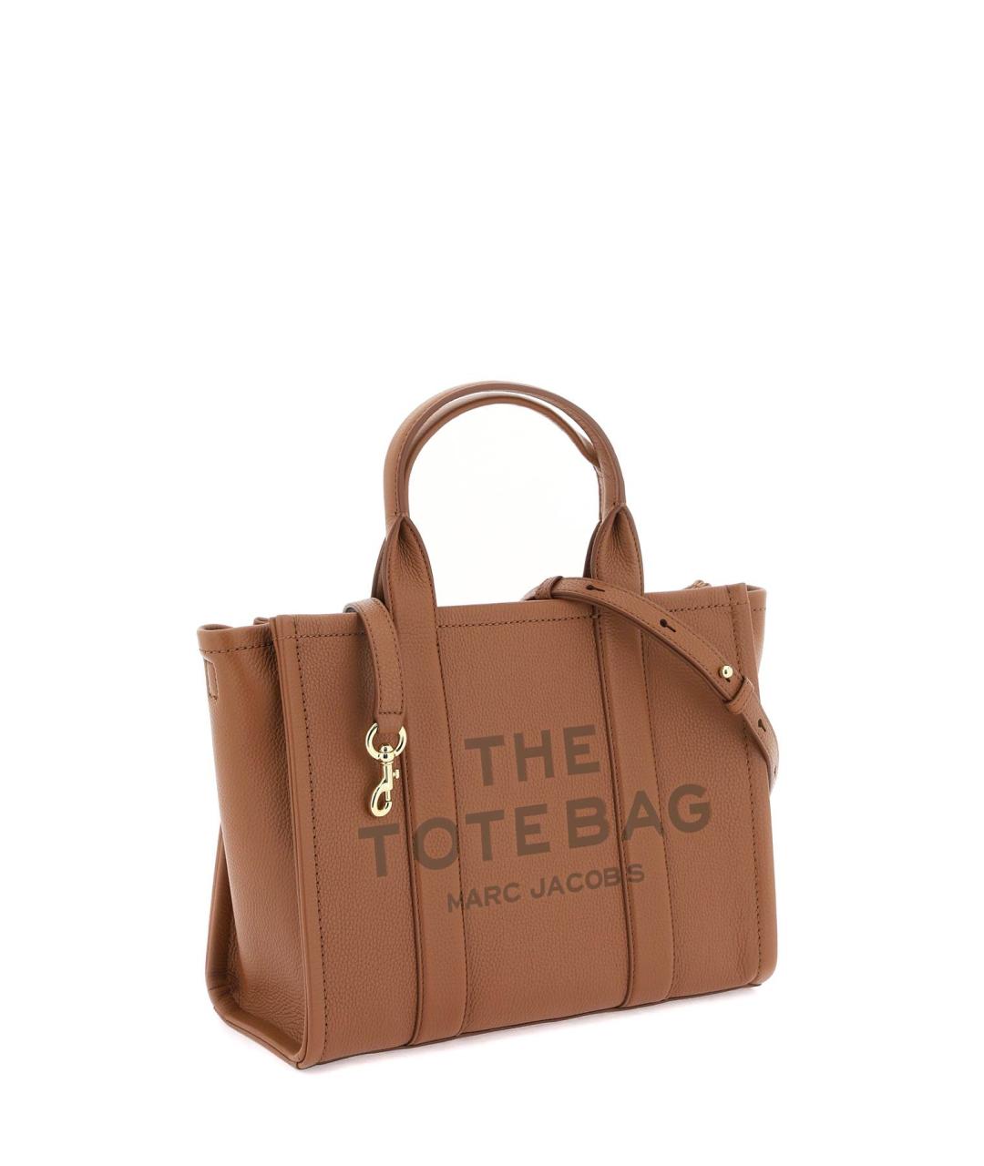MARC JACOBS Коричневая кожаная сумка тоут, фото 4