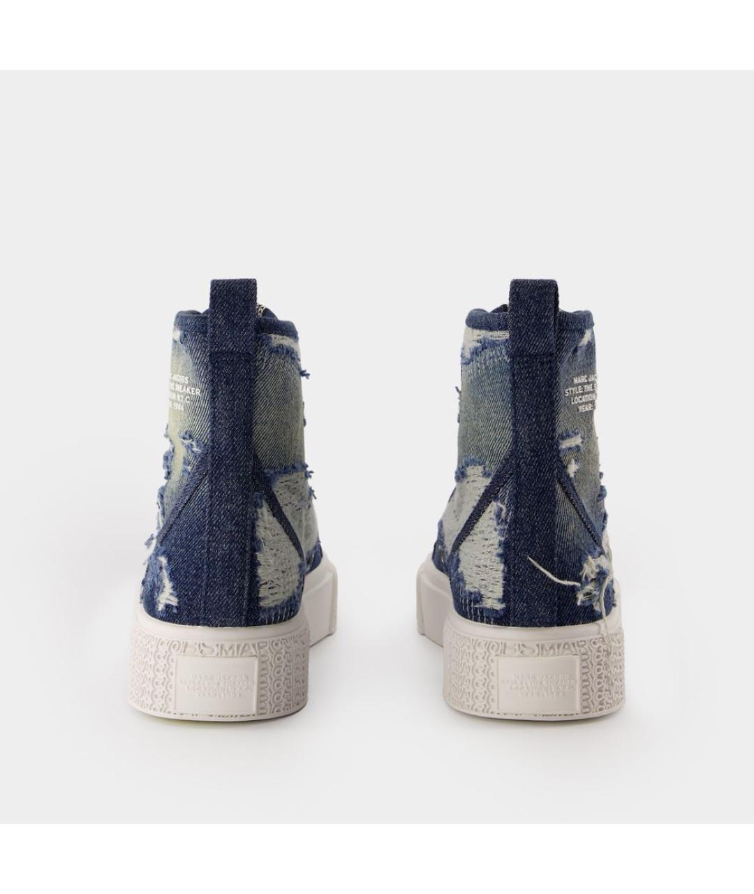 MARC JACOBS Синие текстильные кроссовки, фото 3