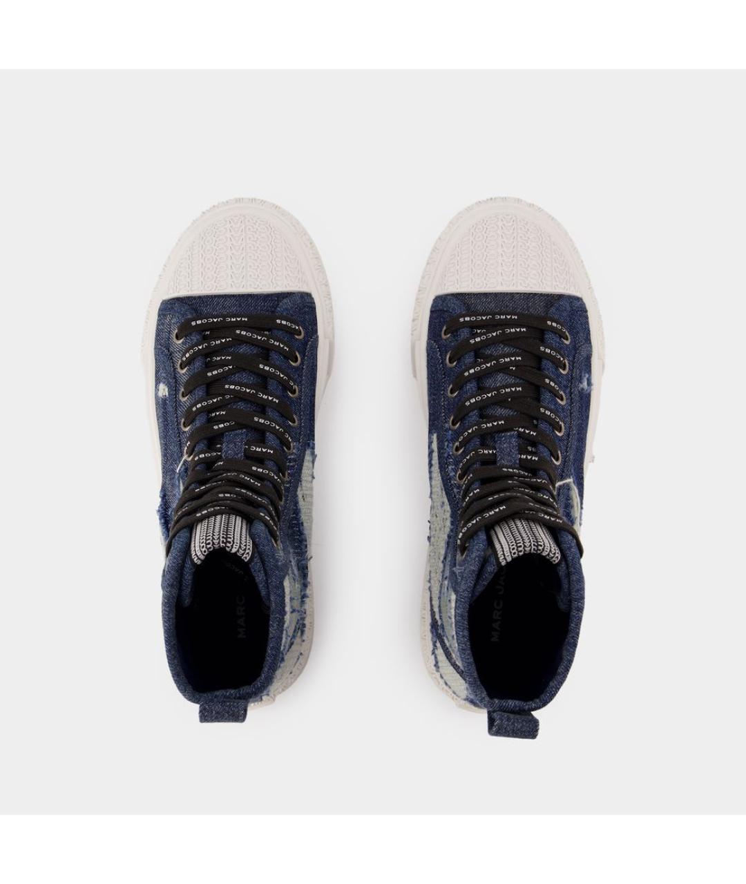 MARC JACOBS Синие текстильные кроссовки, фото 4