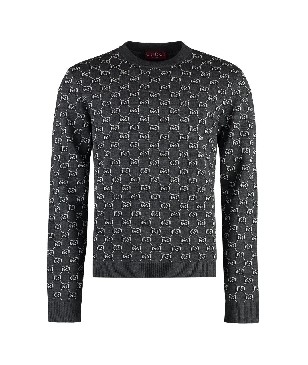 GUCCI Мульти шерстяной джемпер / свитер, фото 1