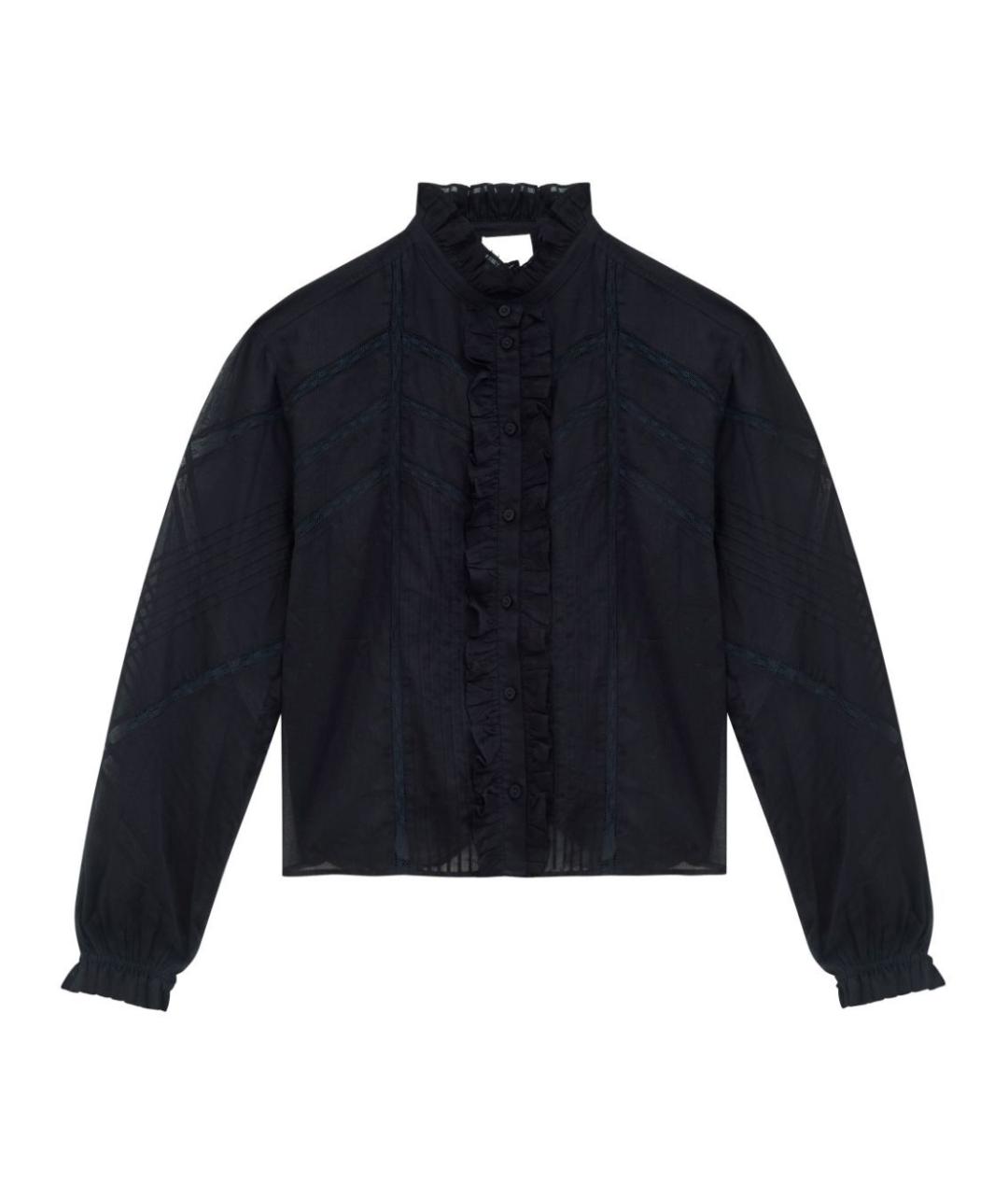 ISABEL MARANT Черная хлопковая рубашка, фото 1